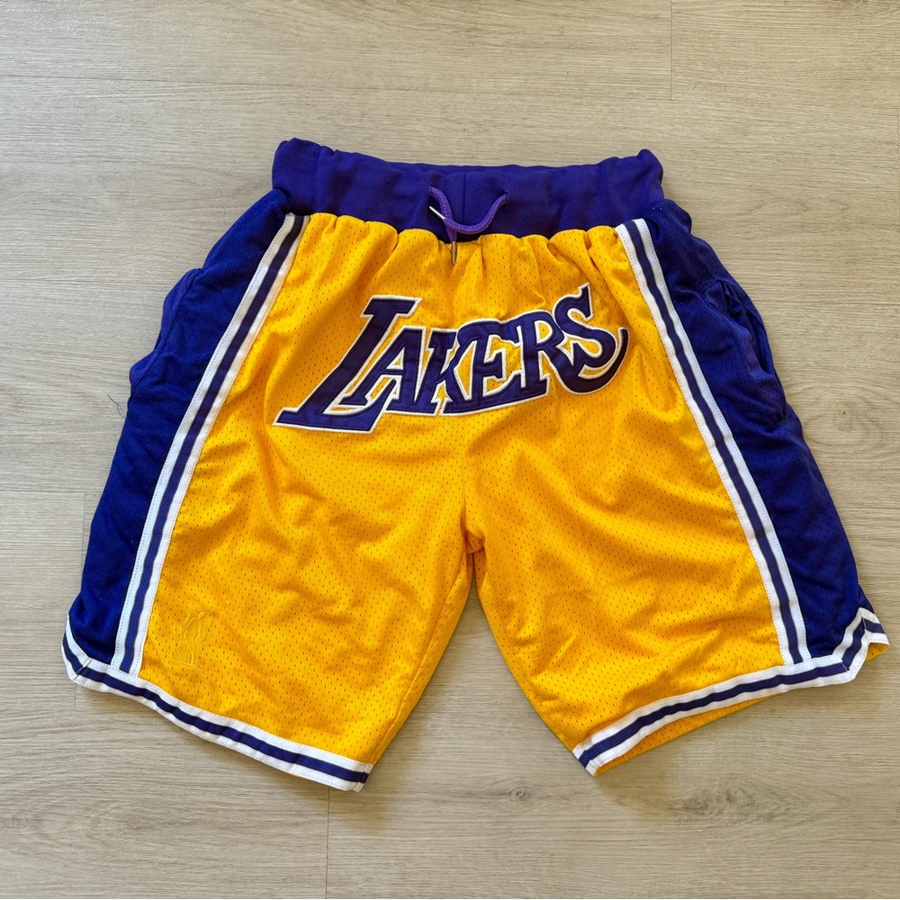 Just Don 1996-1997 NBA Los Angeles Lakers Shorts
